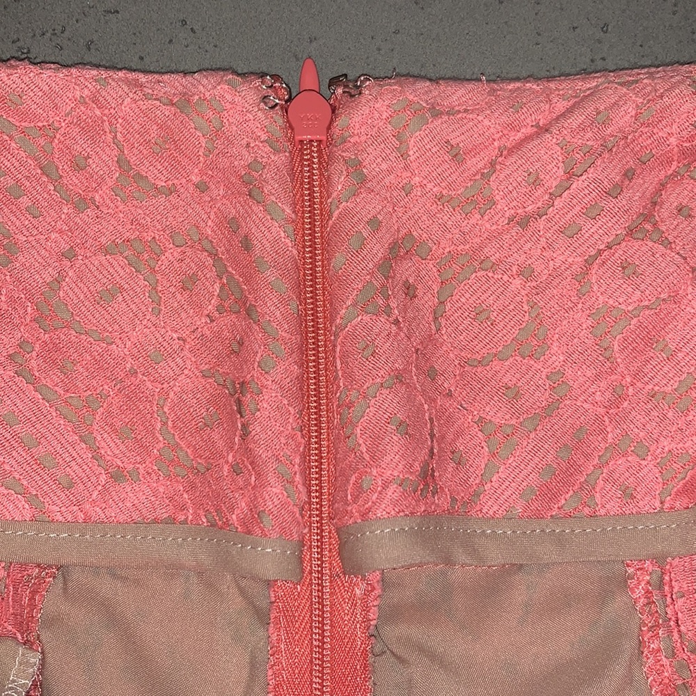 Corey Lynn Calter Lace Crop Pink Pants Purchased from Anthropologie Sz 4 - Picture 10 of 10